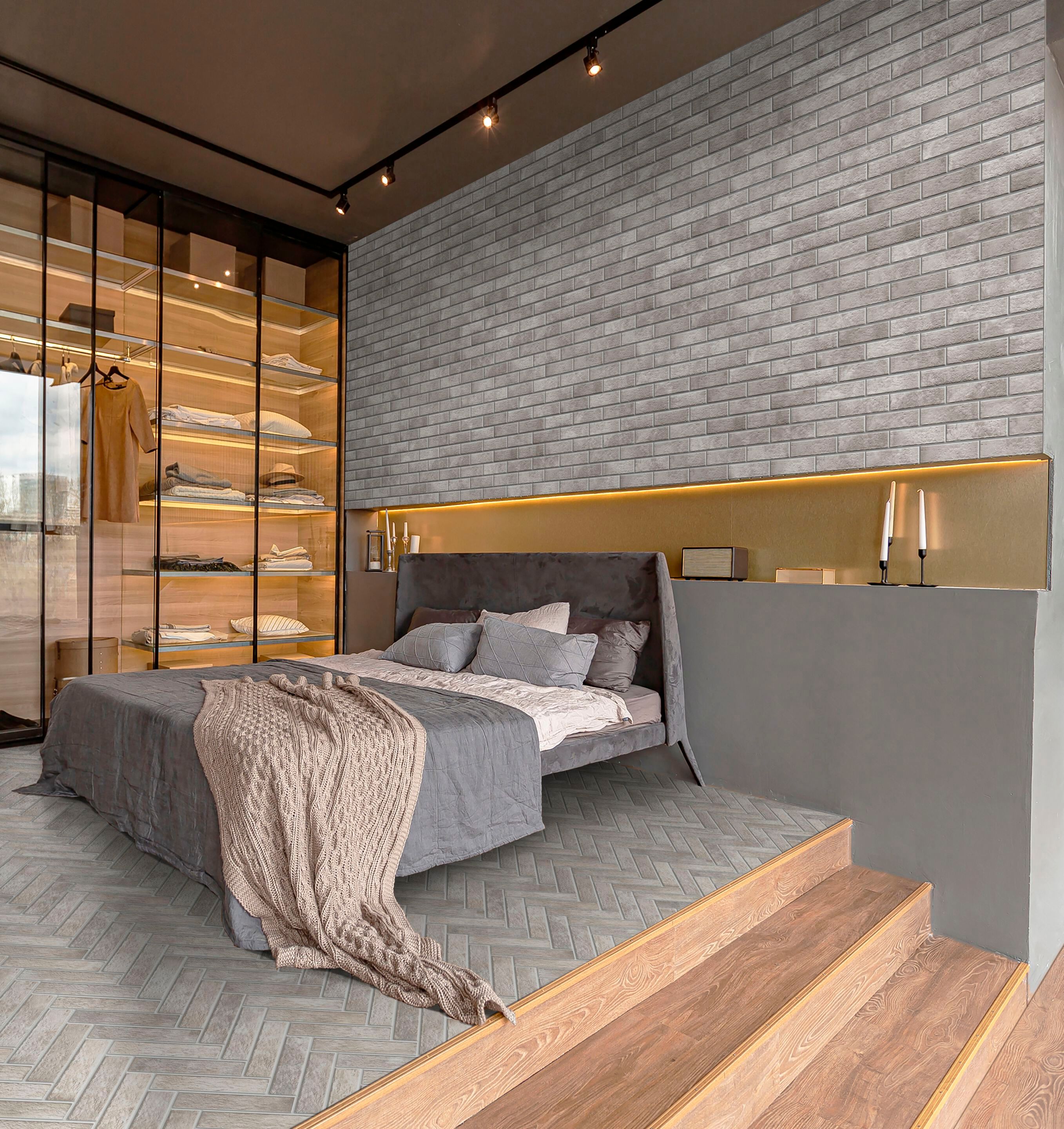 Пол / облицовка керамогранита с эффектом кирпича KERADOM CHELSEA ARCH-00102454 - Вид №8