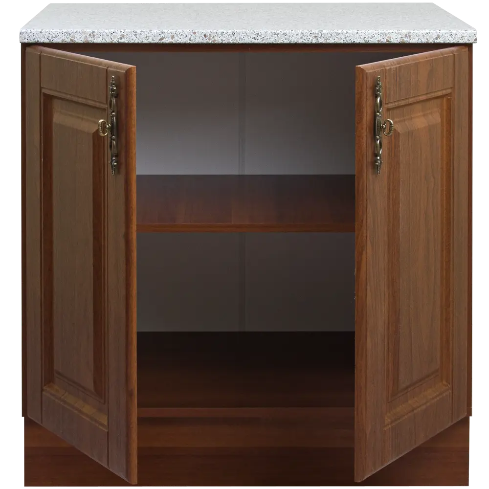 Шкаф напольный Delinia Орех Аква 80x86х60 см МДФ цвет коричневый Santreyd STLM-2135061 - Вид №4