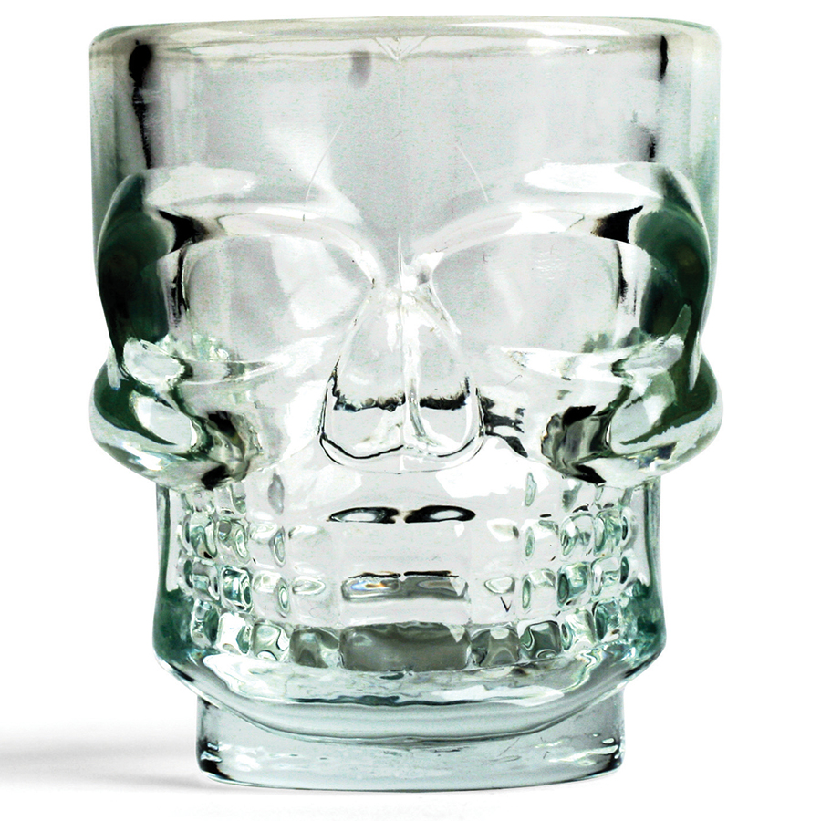 GL06 Набор стопок skull 4 шт 30 мл Kikkerland 