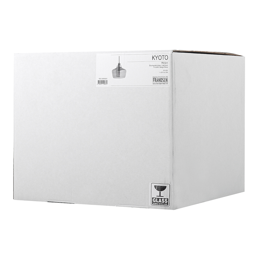 1520_26505001 Лампа подвесная kyoto, 23хD30 см, серая Frandsen  - Вид №3