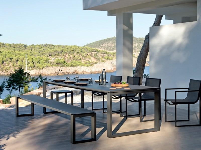 MANUTTI Прямоугольный алюминиевый садовый стол Fuse sun-id-1422001 - Вид №1