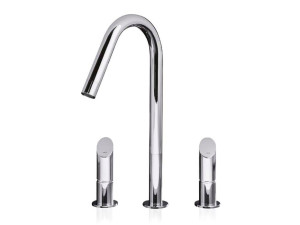 Смеситель для кухни из нержавеющей стали с раздельными розетками