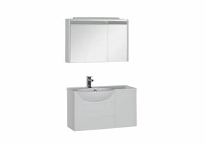Мебель для ванной Aquanet Лайн 90 L белый