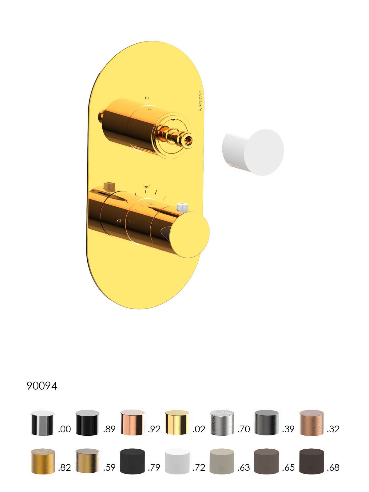 Встраиваемый термостатический смеситель для душа Rubinetterie Frattini ARCH-00032233 - Вид №12