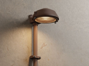 Окрашенный алюминиевый настенный светильник