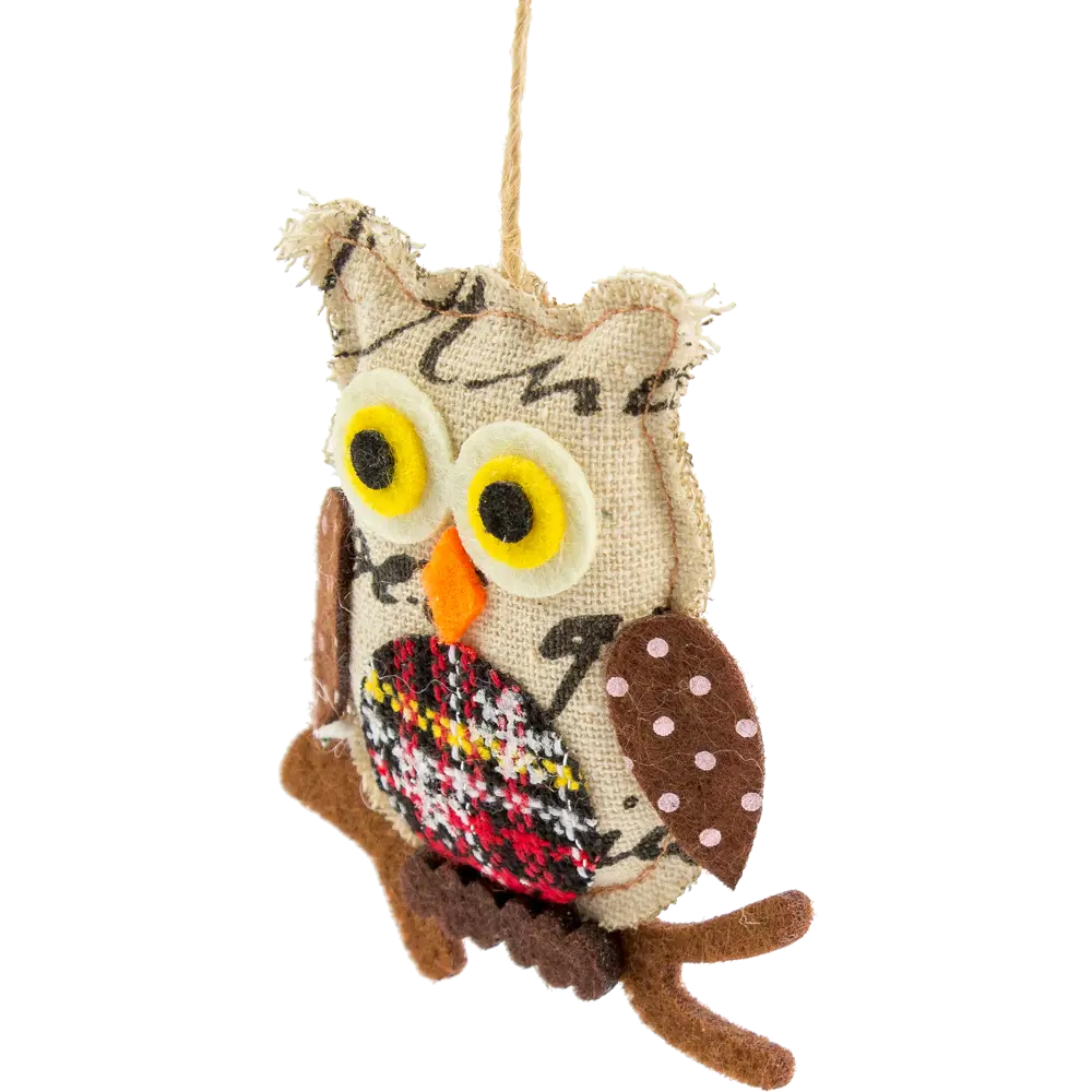 Ёлочное украшение «Сова на ветке» Santreyd STLM-2020495 - Вид №3