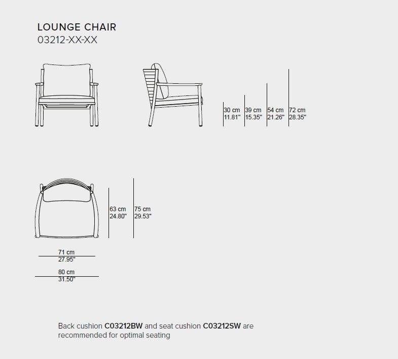 Алюминиевый садовый стул TRIBÙ Лукка ARCH-00057585 - Вид №15