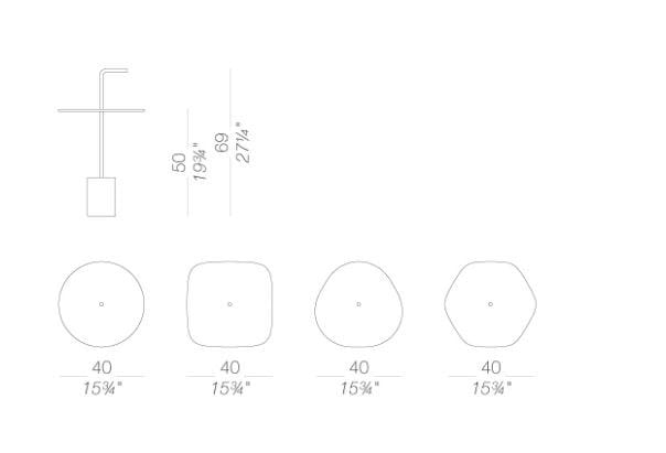 Круглый журнальный столик HPL Lapalma JEY ARCH-00145641 - Вид №3