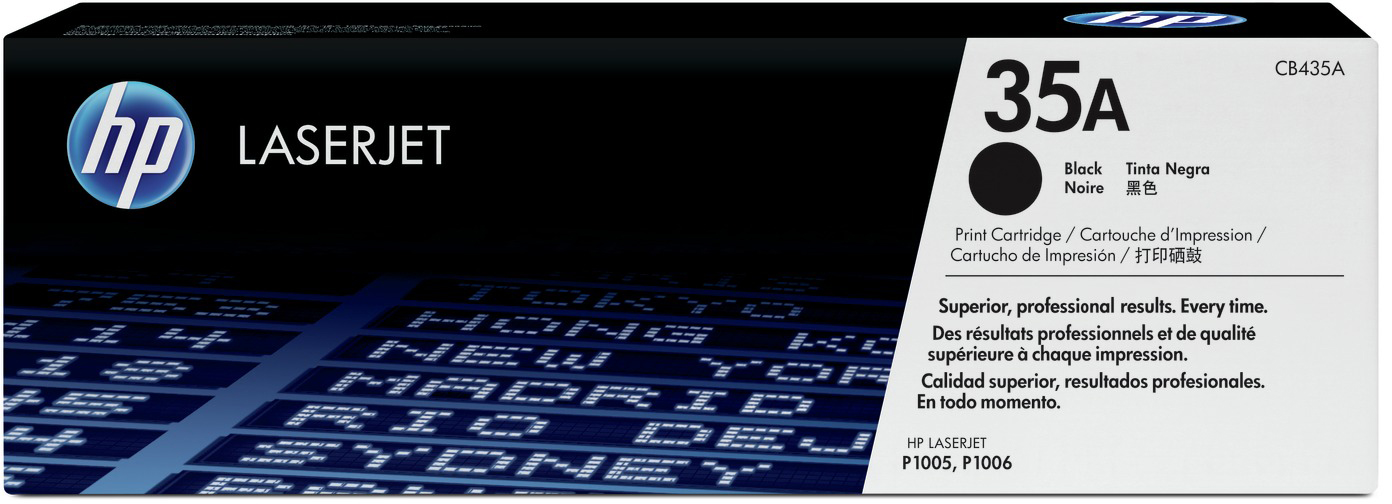 CB435A laserjet black print cartridge HP Santreyd 