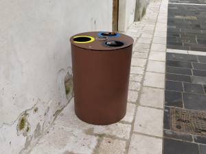 Стальная корзина для мусора для утилизации отходов