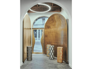 Архитектурная бронзовая оконная дверь