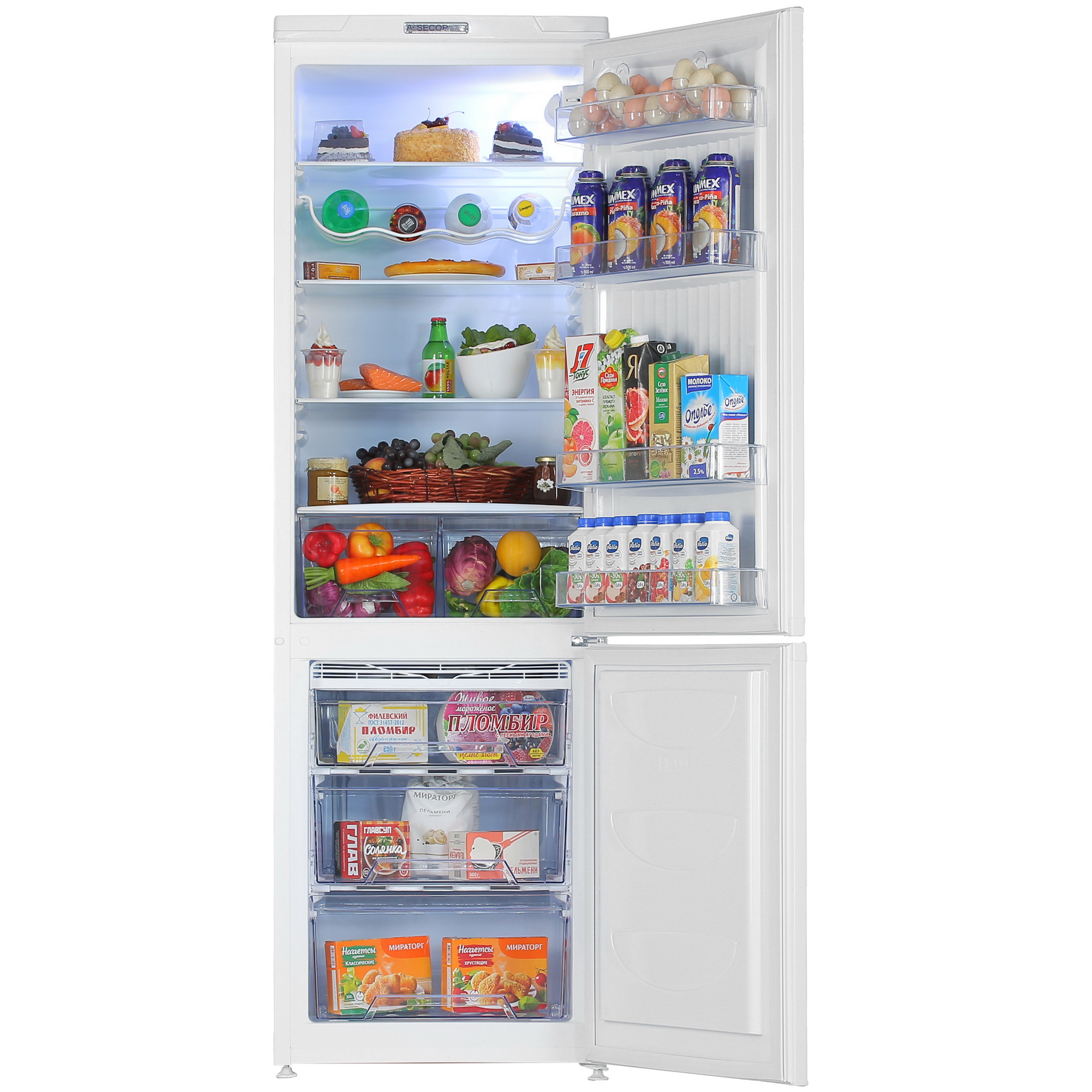 1135166 Холодильник с морозильником   DON R-291 B белый STDN-0087518 - Вид №5