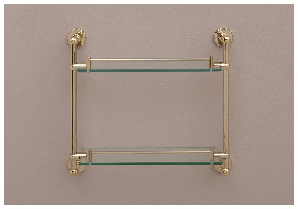 Полочка Aquanet 4652, золото (43 см, двойная) 4600 - Вид №2