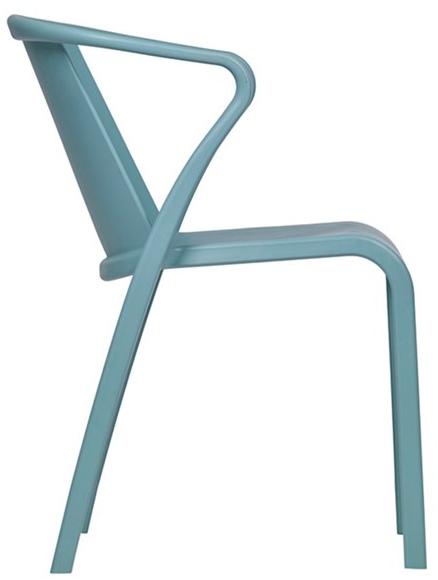 Ezpeleta Штабелируемый садовый стул из полипропилена с подлокотниками  Mn-fad00  - Вид №1
