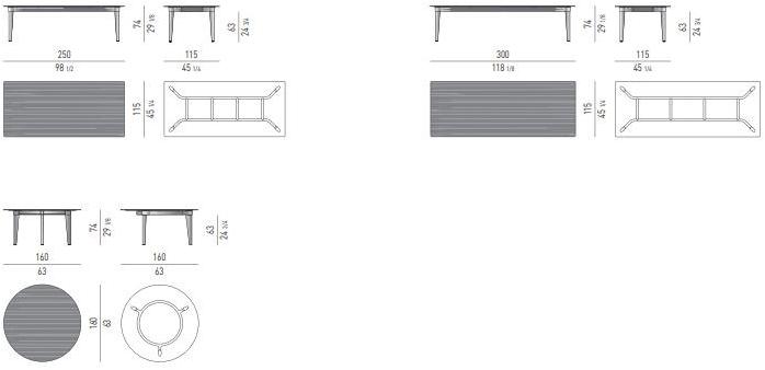 Minotti Прямоугольный деревянный стол sun-id-1475537 - Вид №2