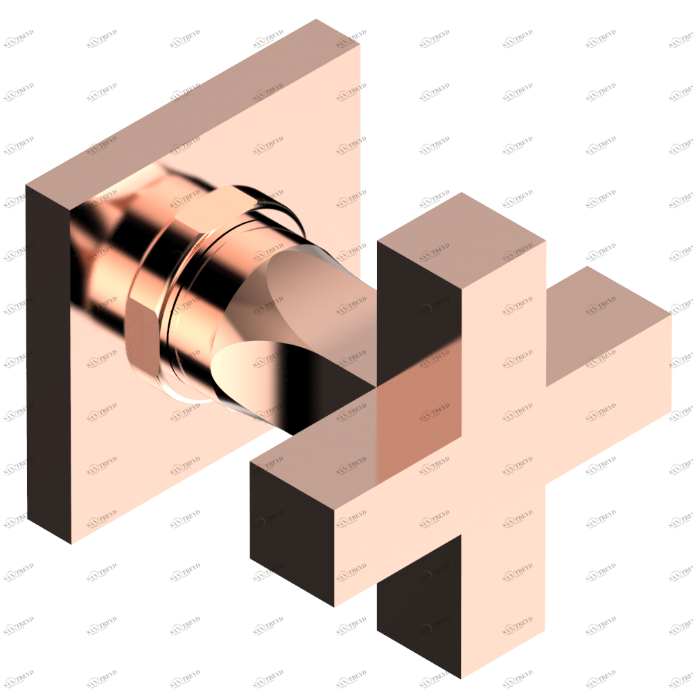 G1T-30B Маховик для встраиваемого в стену вентиля Thg-paris Beluga Розовое золото G1T 30B CAT.F