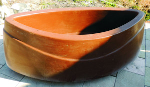 LD101-TCH.CB ЛАДЬЯ цветочница бетонная фигурная LAB.Space