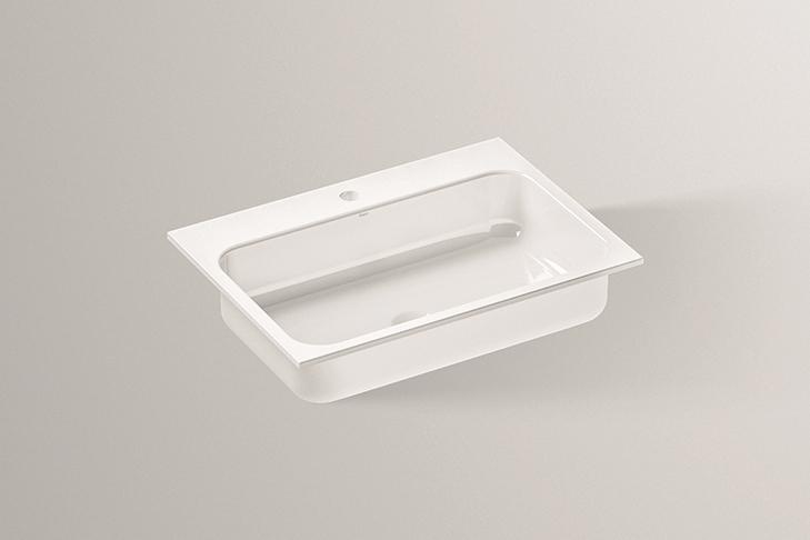 2219800000 Встраиваемая раковина, eb.sr650h, белая, proshield Alape серия SR (Stream) 