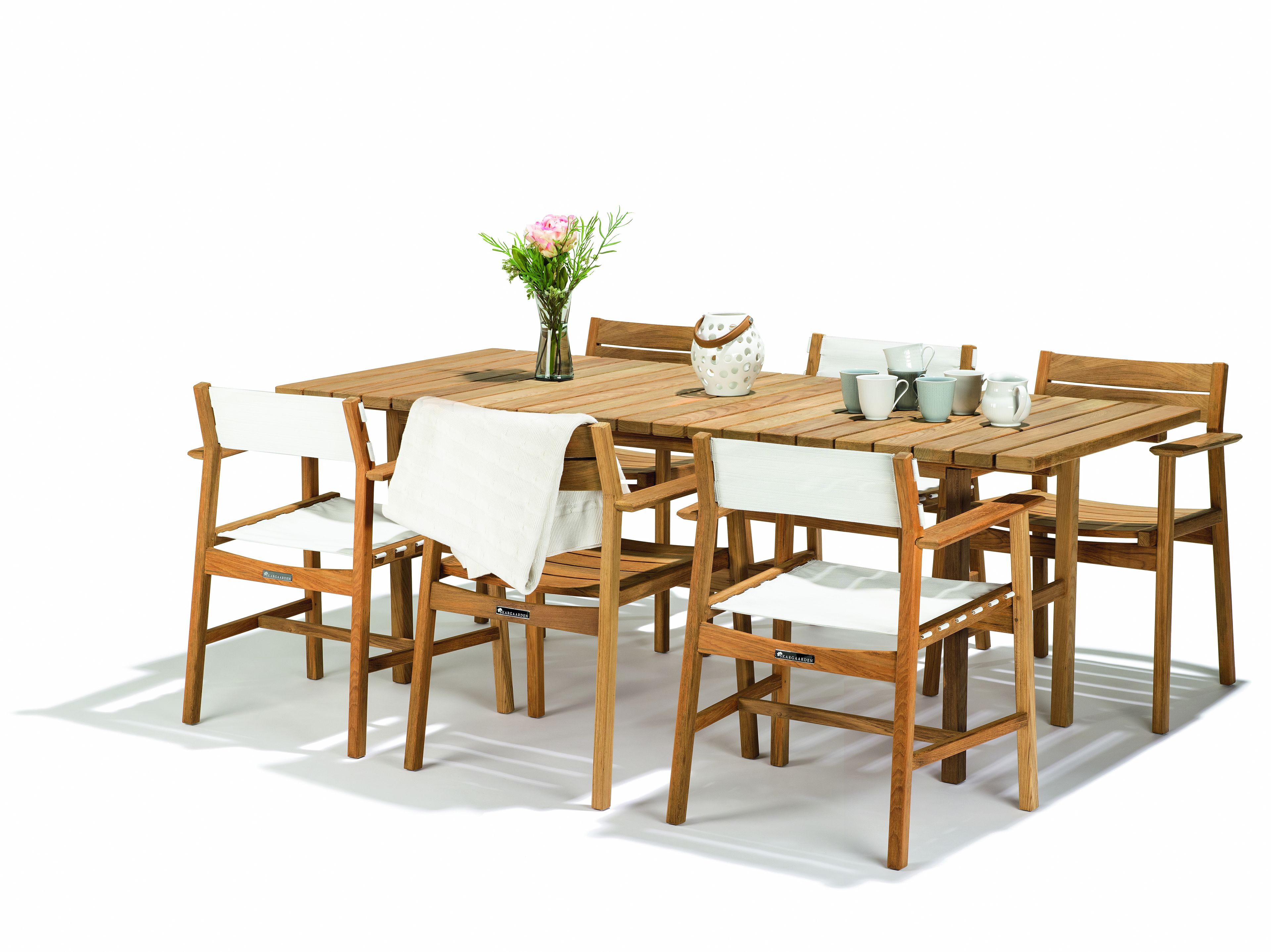 Прямоугольный садовый стол из тикового дерева Skargaarden Djurö ARCH-00138114 - Вид №2