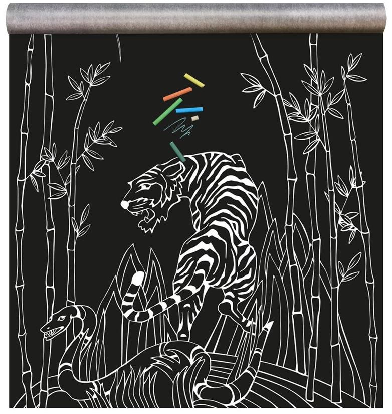 Groovy Magnets Магнитные виниловые обои Chalkboard Kmb-ju-mo-wh - Вид №1