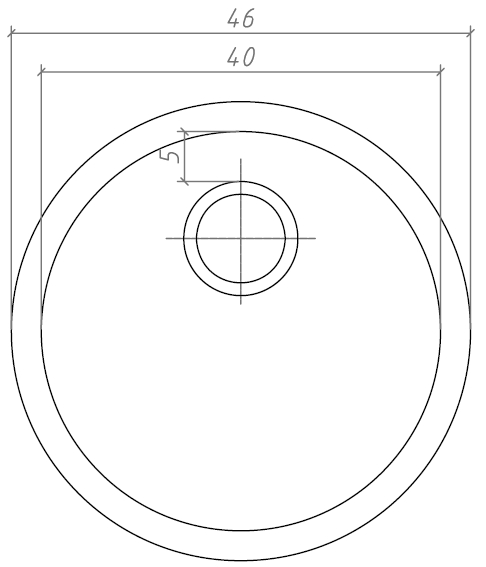Кухонные мойки GENOVA SMC-460E-Silver SEAMAN  - Вид №4