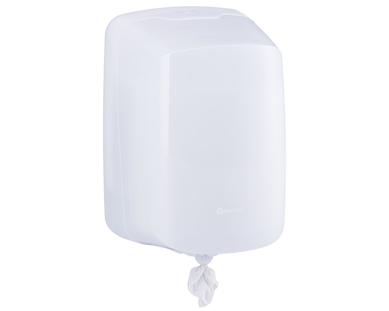 CHB101 Контейнер для рулонов бумажных полотенец HARMONY CENTER PULL, пластик, прозрачный белый Merida  - Вид №2
