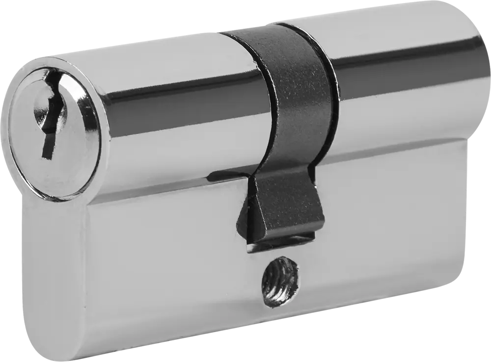 Цилиндр дверной НОРА-М с 5 ключами, хромированный 83684393
