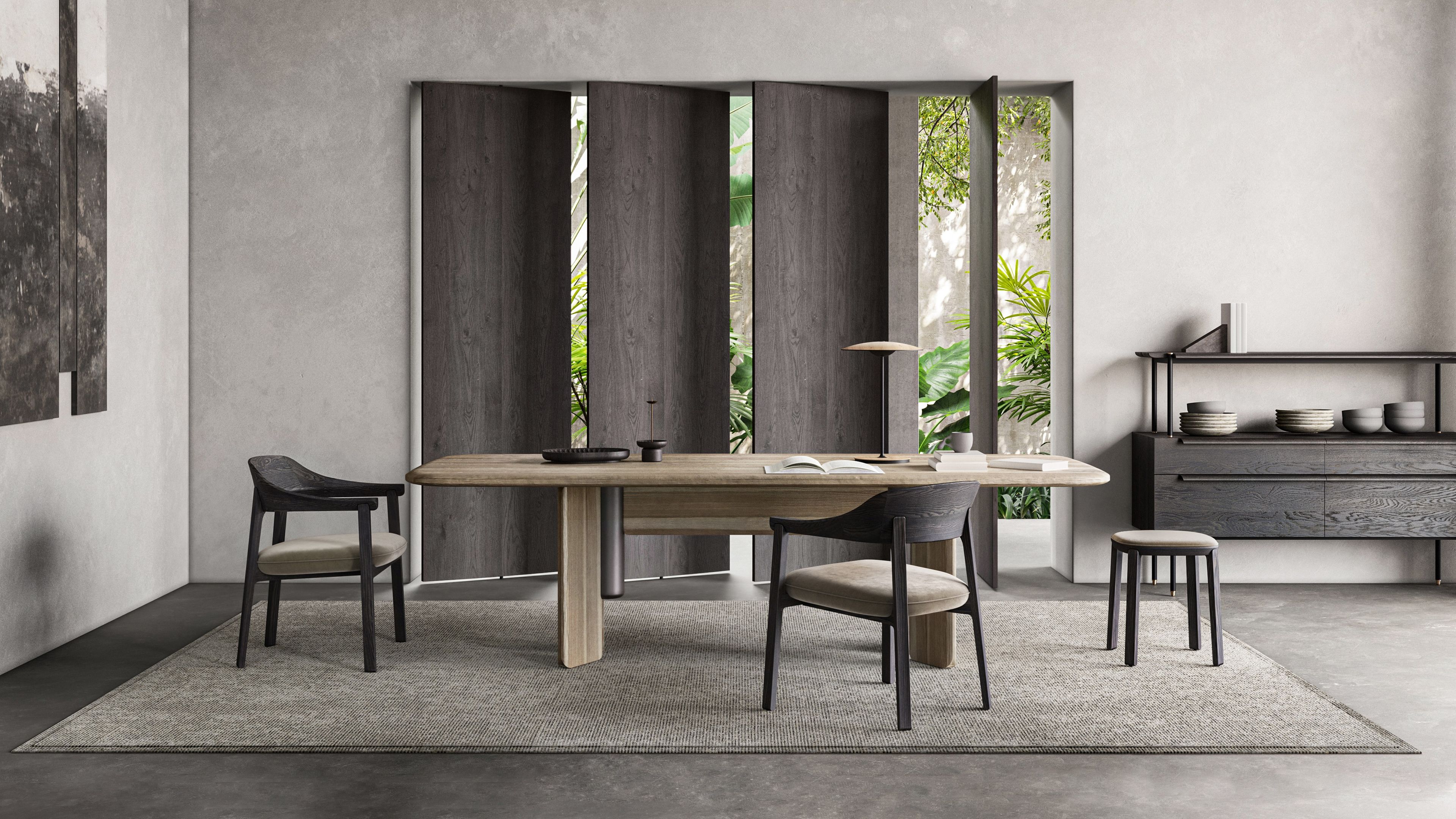 Стул из ясеня с мягким сиденьем District Eight Collette ARCH-00021879