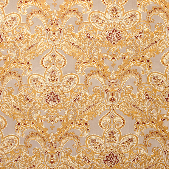 COLORISTICA Ткань мебельная  Жаккард  San Feliche Желтый San Feliche col.Golden - Вид №1