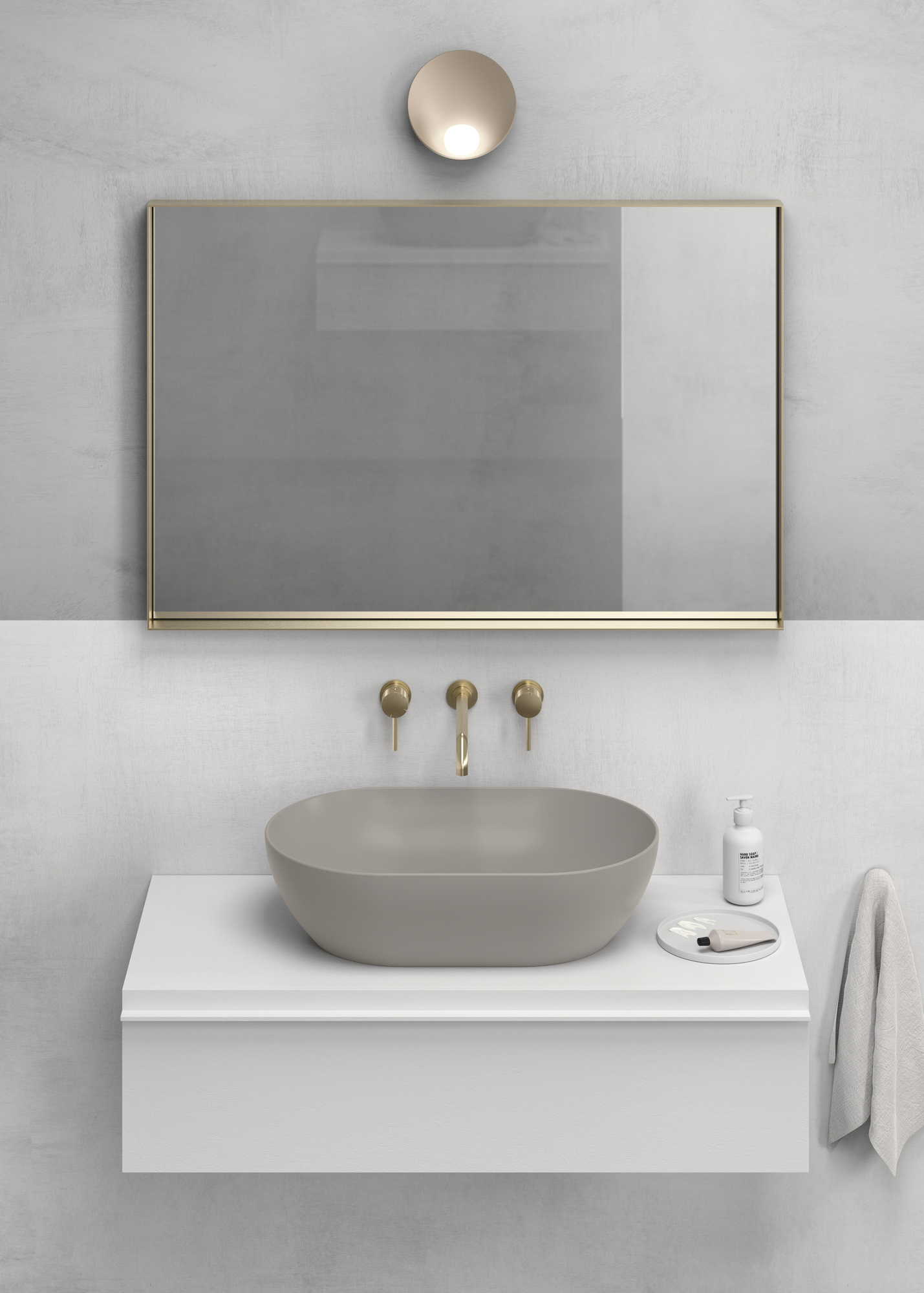 884205 Накладная раковина на столешницу  овальная GSI ceramica  - Вид №2