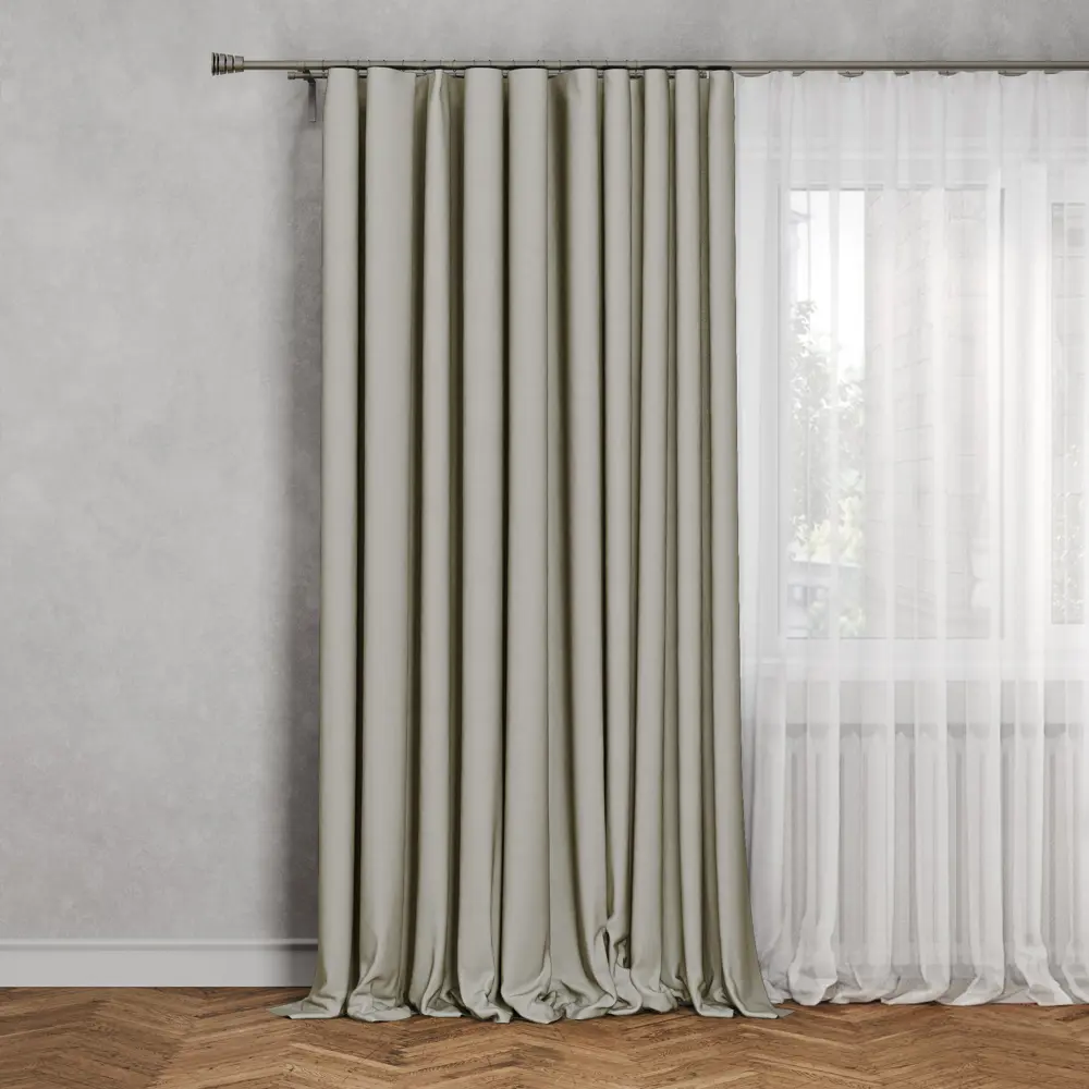 Штора на ленте Inspire Sely 200X280 см цвет бежевый Paper 2 84995984 STLM-2127959 
