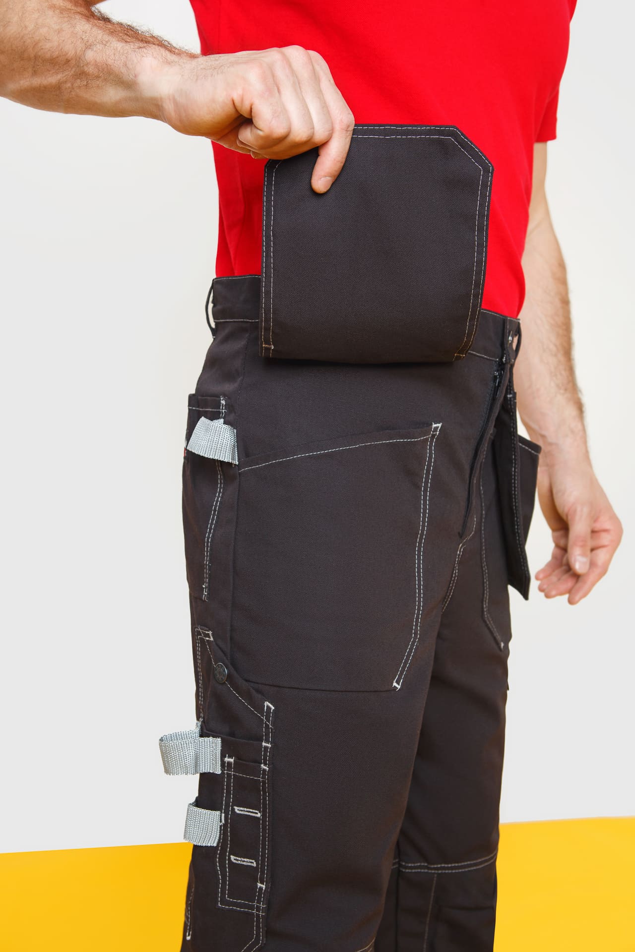 62054 Брюки  черные Union Space  Летняя спецодежда  размер 60-62/170-176  - Вид №6