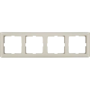 Рамка SYSTEME ELECTRIC W59 для 4 розеток - защита и стиль в белом цвете 18799181