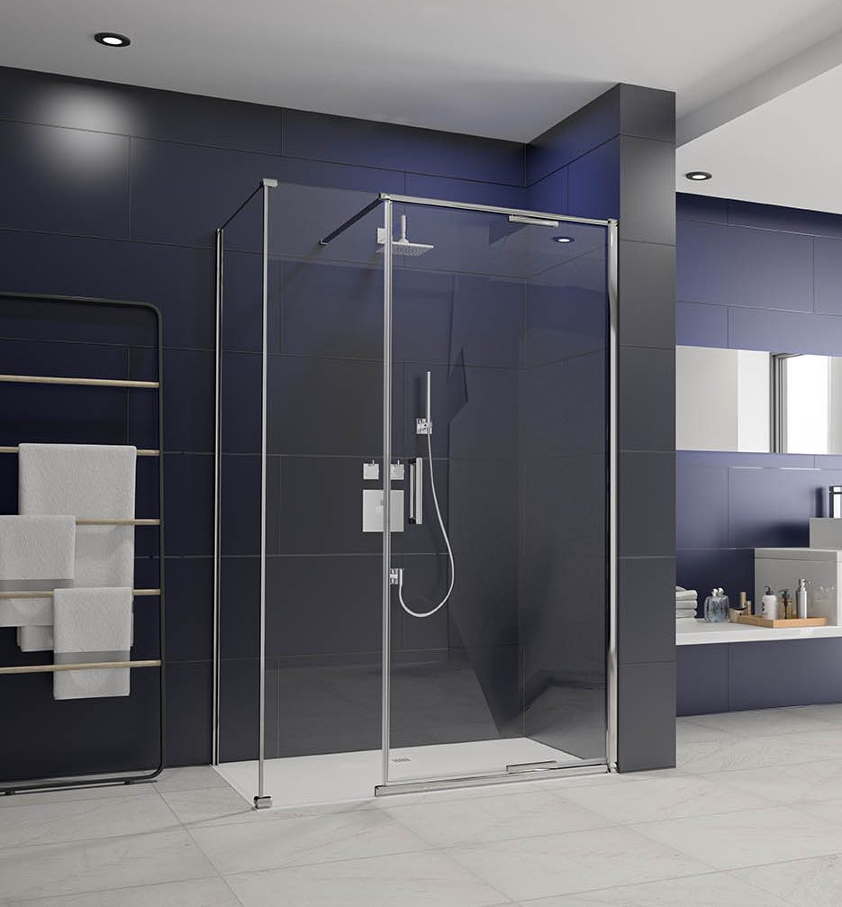 Дверь душевая для установки с боковой панелью AR8NN9602H L or R Merlyn Arysto Хромированный 