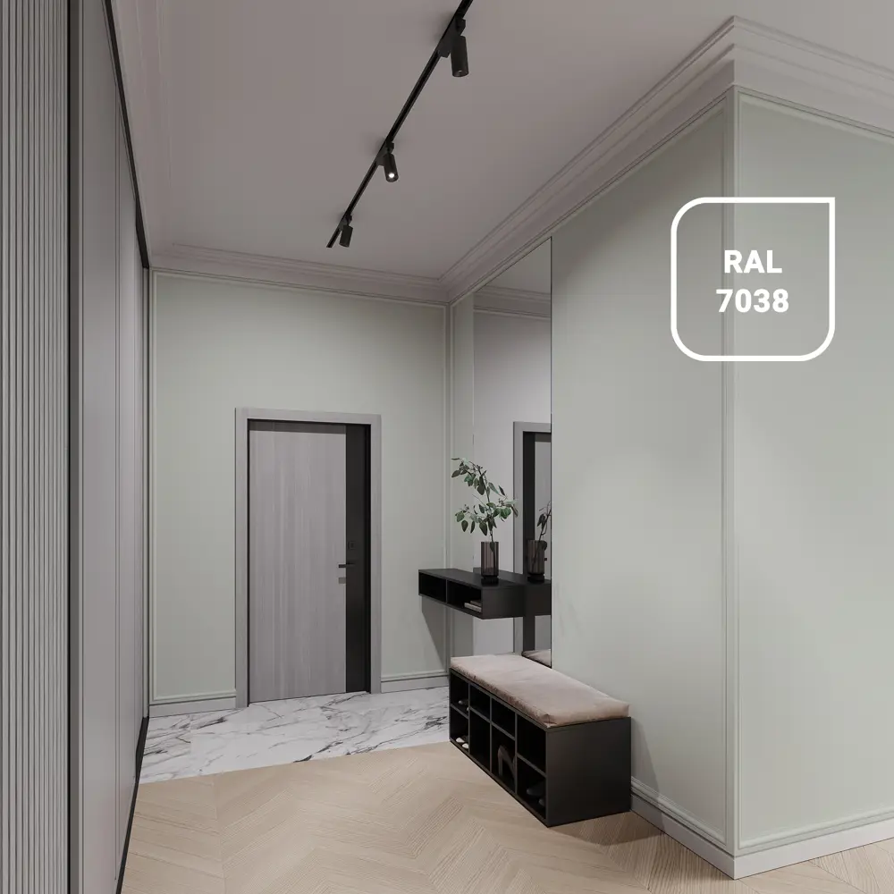 Краска латексная Olimp моющаяся матовая цвет белый база А 10 л STLM-2141990 - Вид №20