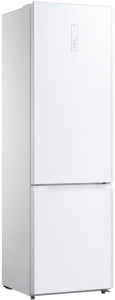 KNFC 62017 GW Холодильники / ширина 60 см, а++, cенсорное управление smart touch, full no frost, dynamic air cooling, режимы «супер заморозка» и «супер охлаждение», led освещение камеры, скрытые ручки, задняя панель cold metal, отделение fresh zone, боков