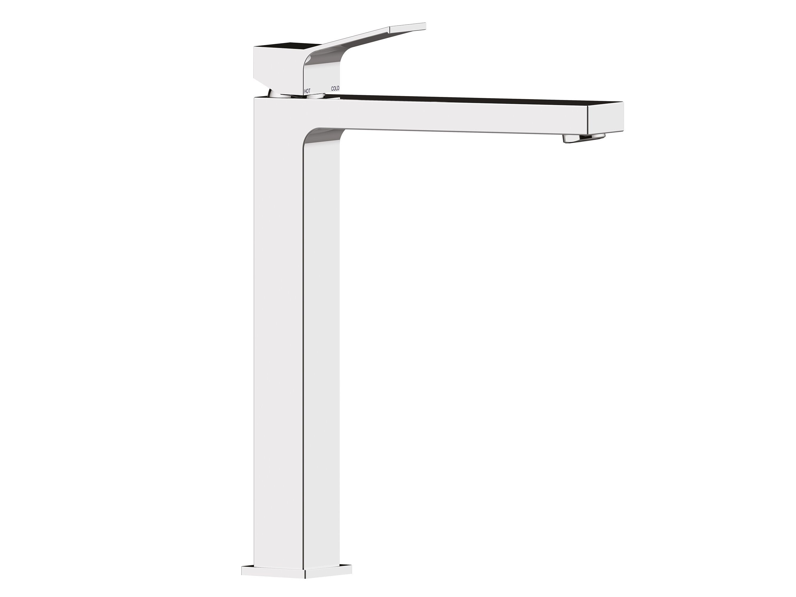 Высокий смеситель для раковины из хромированной латуни Bossini Aki ARCH-00007178