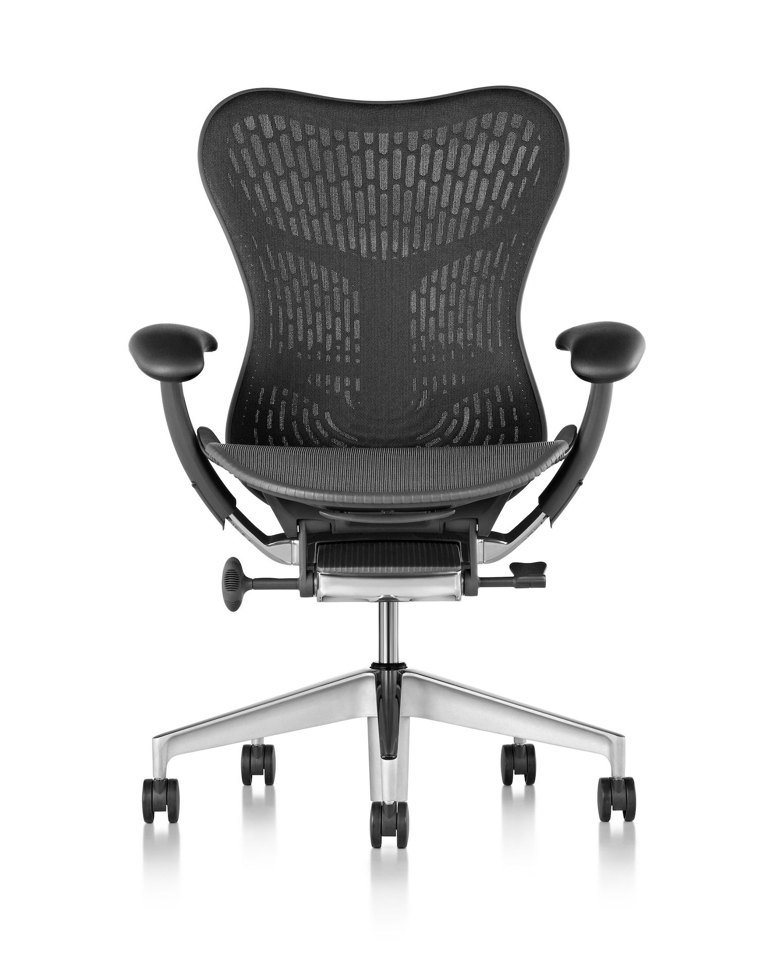 Эргономичное офисное кресло с вращающейся тканью Butterfly Herman Miller Mirra 2 ARCH-00092336 - Вид №75
