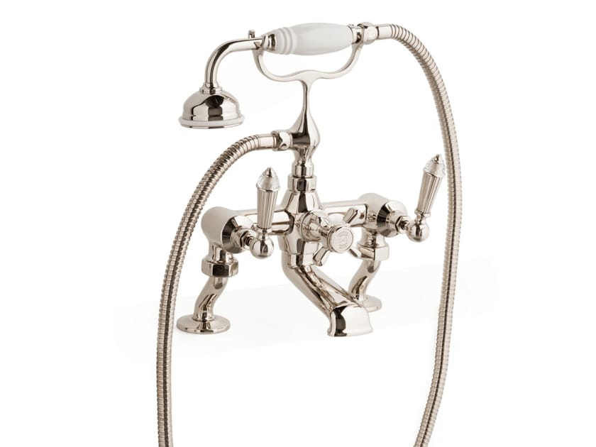 Латунный наружный смеситель для ванны с ручным душем Devon&Devon ARCH-00047445