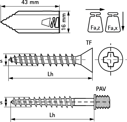 6114143 Крепление для труб  BIS XL монтаж в двуслойном гипсокартоне WALRAVEN  - Вид №1