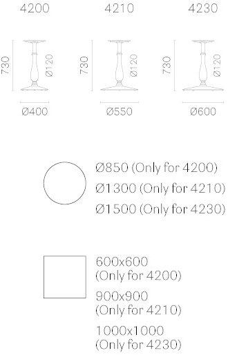 Pedrali Журнальный столик из чугуна sun-id-1489647 - Вид №6