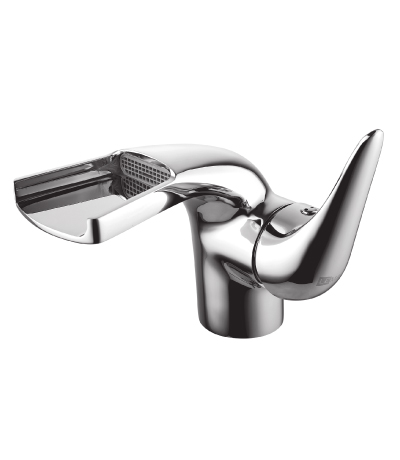 LM4246C Смеситель для умывальника монолитный, каскадный, хром Посейдон LEMARK POSEIDON  - Вид №2