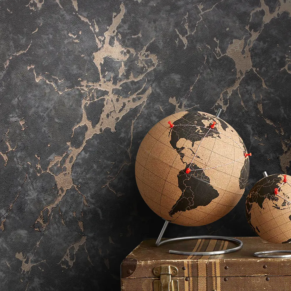 Обои флизелиновые Erismann Meridian коричневые 1.06 м ЭР60630-07 STLM-2172033 - Вид №2