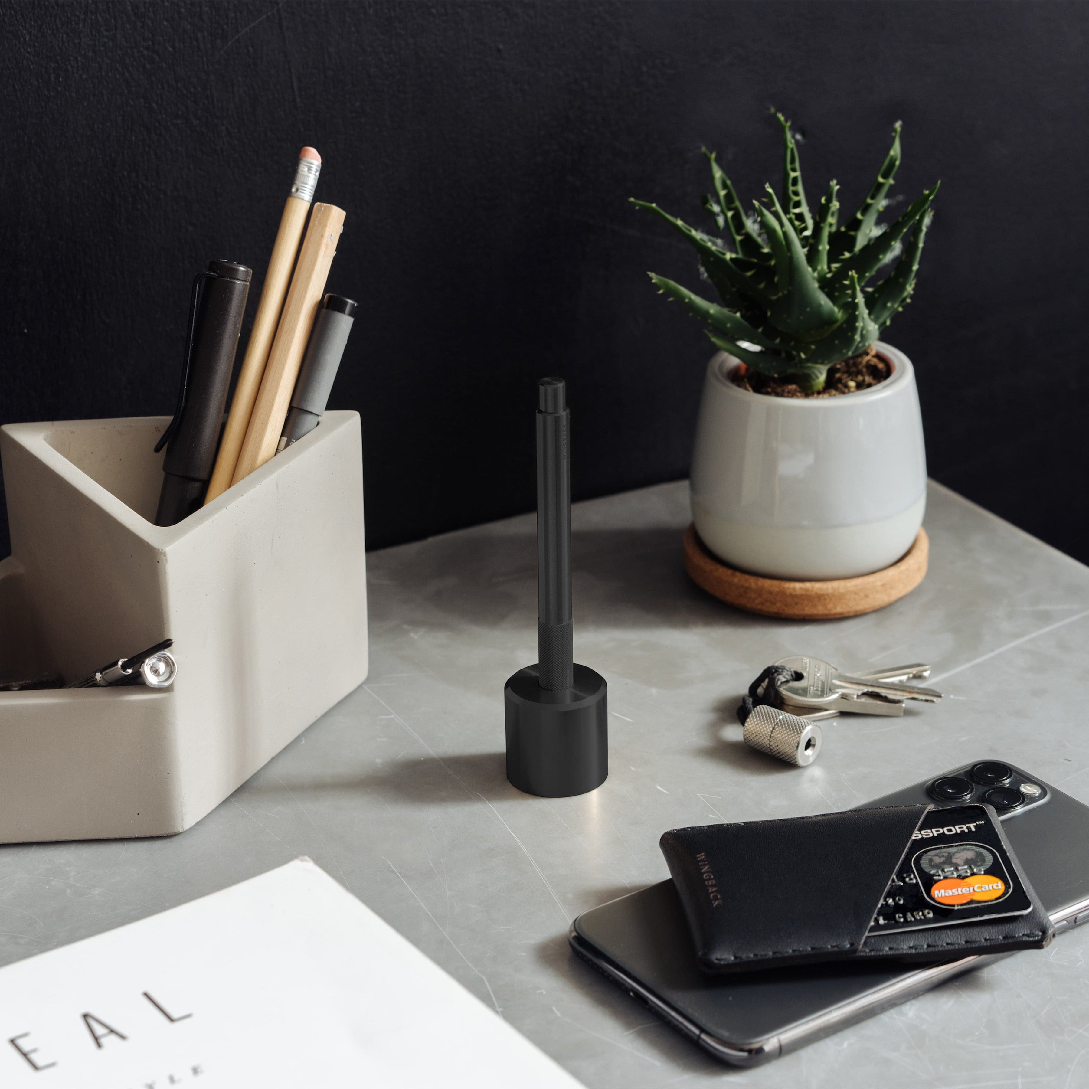 W207BST-7 Механический карандаш - черная сталь - 0,7 мм Wingback  - Вид №9