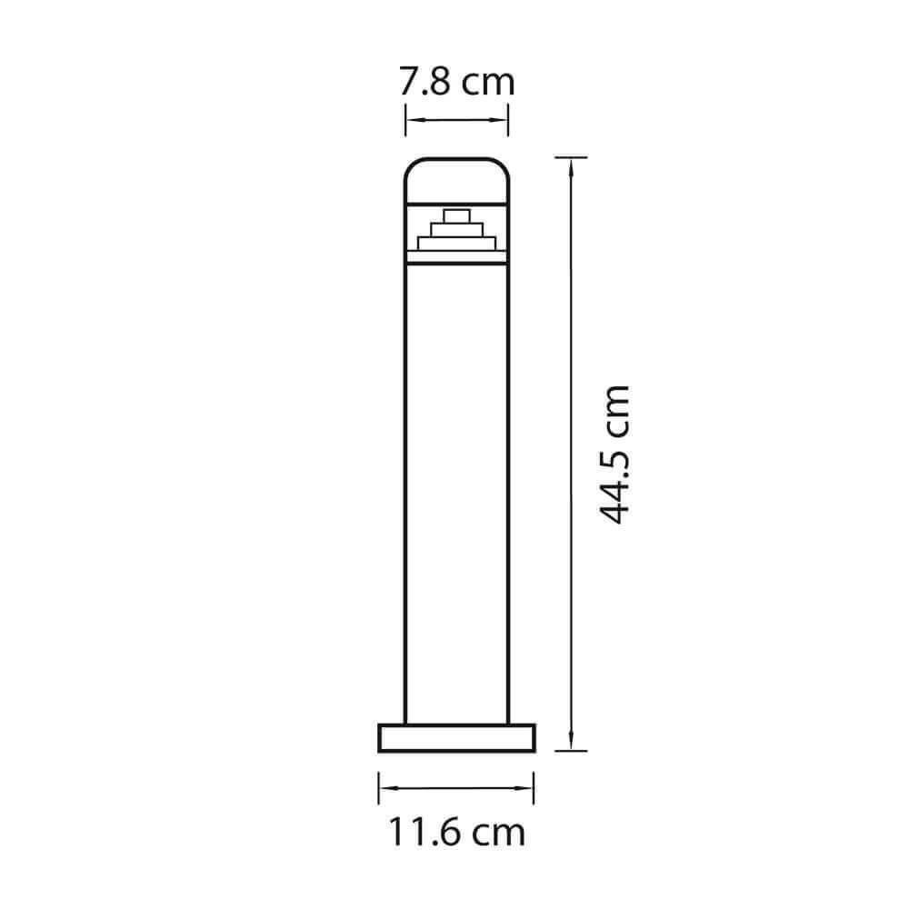Уличный светильник светодиодный ландшафтный серебристый Raggio Aluminum 376905 LIGHTSTAR RAGGIO ALUMINUM 00-3896932 Серебро  - Вид №1