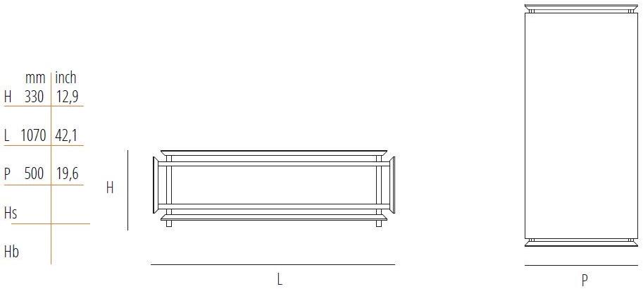Wiener GTV Design Прямоугольный журнальный столик с вещевым ящиком sun-id-1498944 - Вид №9