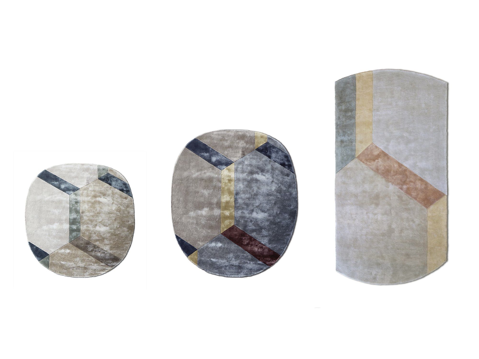 Ковер ручной работы из тенселя G.T.DESIGN Cobblestone ARCH-00133069 - Вид №2