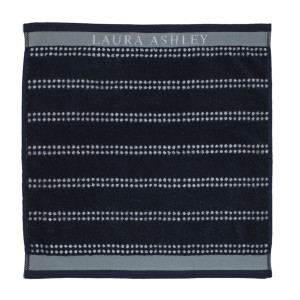 180815 Полотенце Midnight Stripe Horizontal 50x50 См Laura Ashley