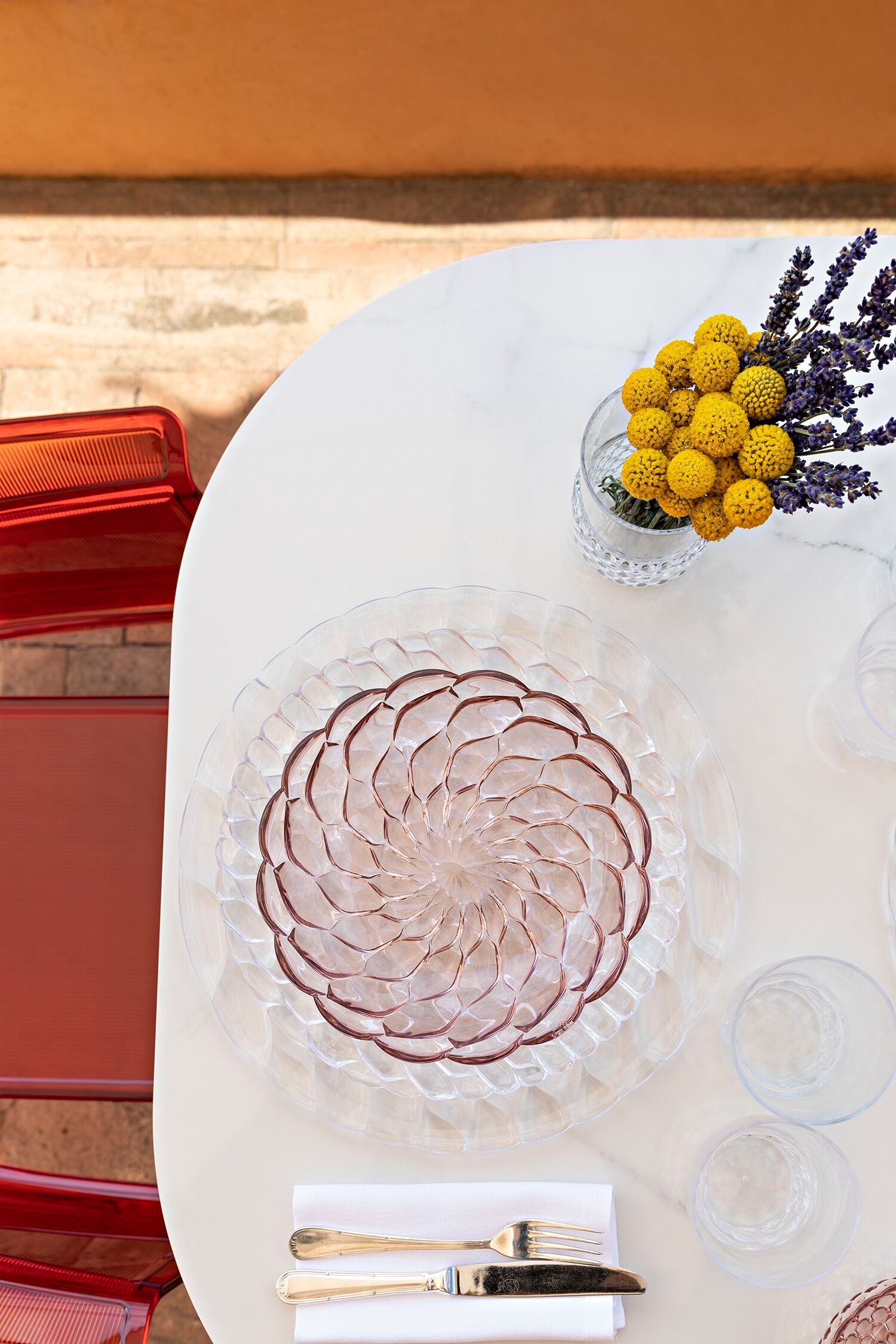 Набор круглых плит из инженерного пластика Kartell Jellies Family ARCH-00148295 - Вид №2