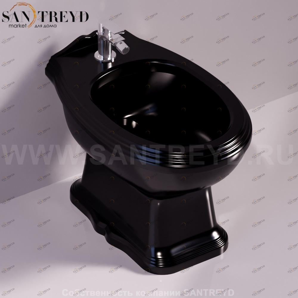 AR823NERO Биде напольное Arcade Simas